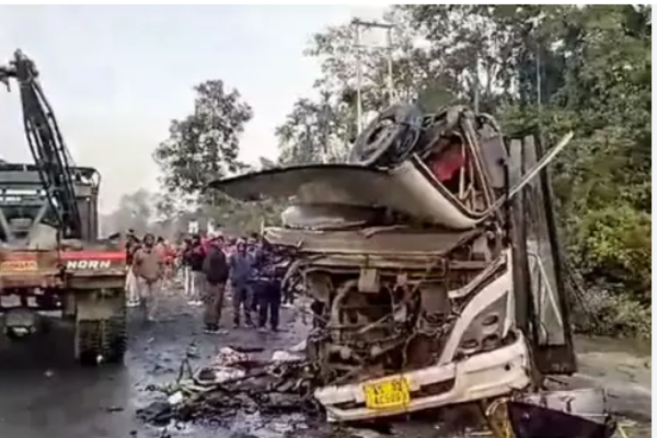 Bus-Truck Crash in Assam