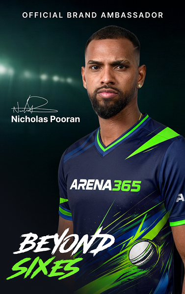 35338 Nicholas Pooran arena365 aDlIdT